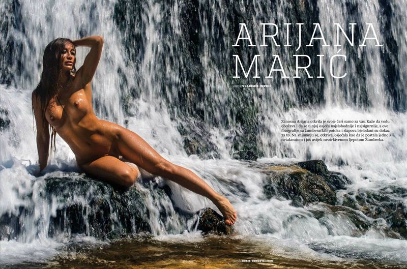 Η Arijana Maric γυμνή στο Playboy Κροατίας