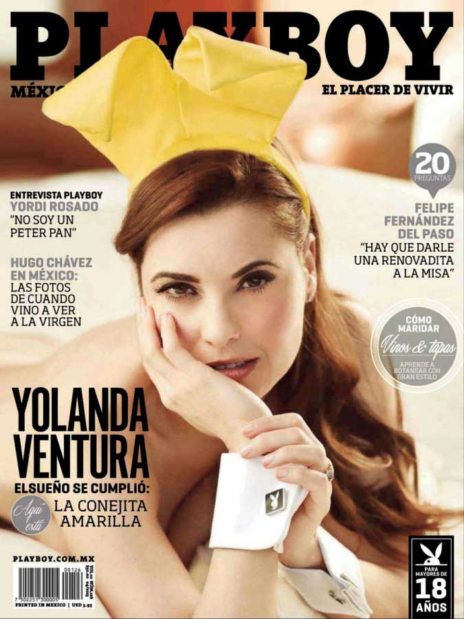 Σέξυ γυμνό πασχαλινό κουνελάκι φωτογραφίζεται η Yolanda Ventura στο Playboy