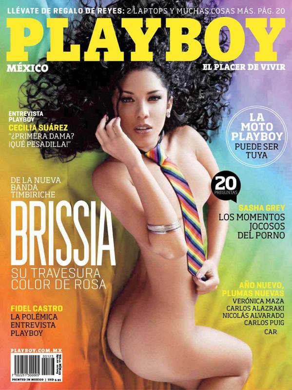 Γυμνή Brissia Montemayor Playboy Μεξικού