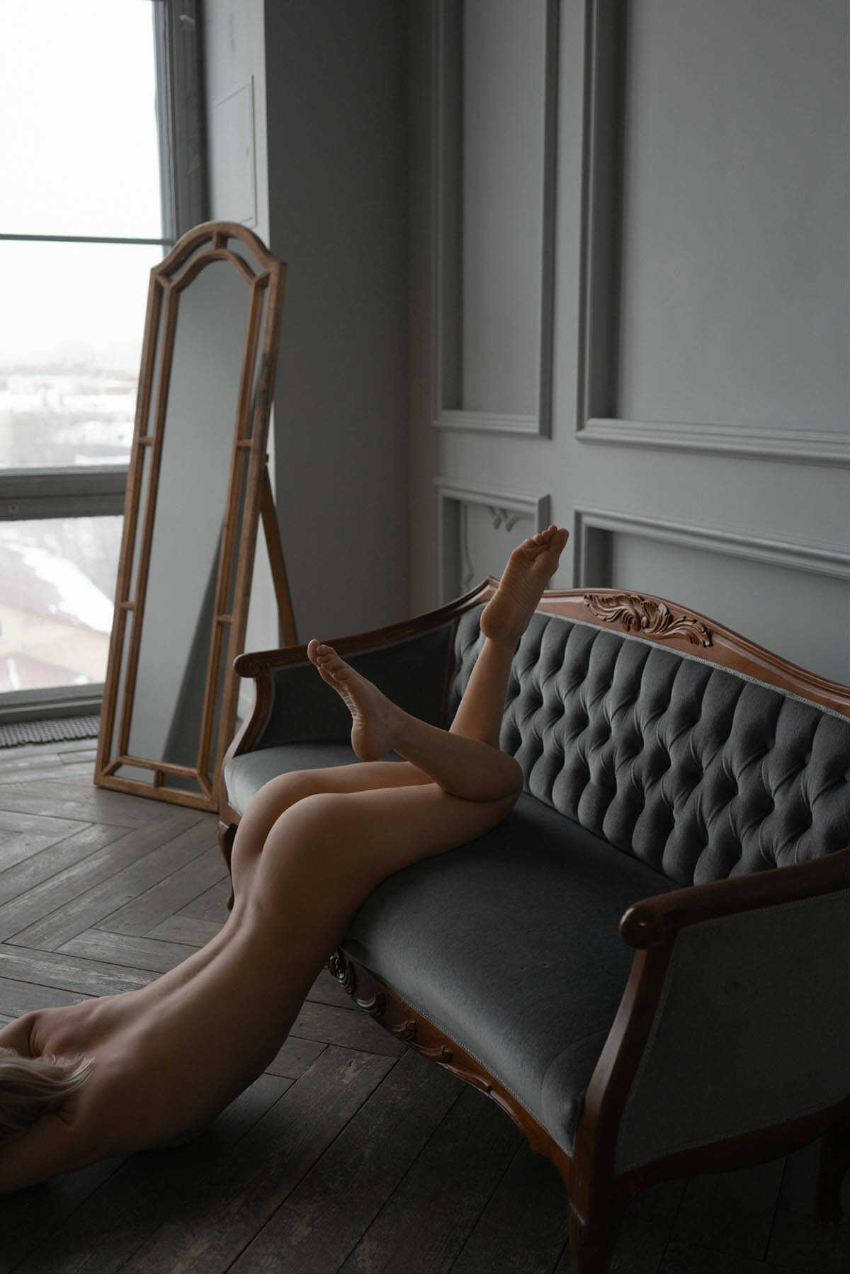 Το γυμνό μοντέλο Kate από τον φακό του Dasha Morozova